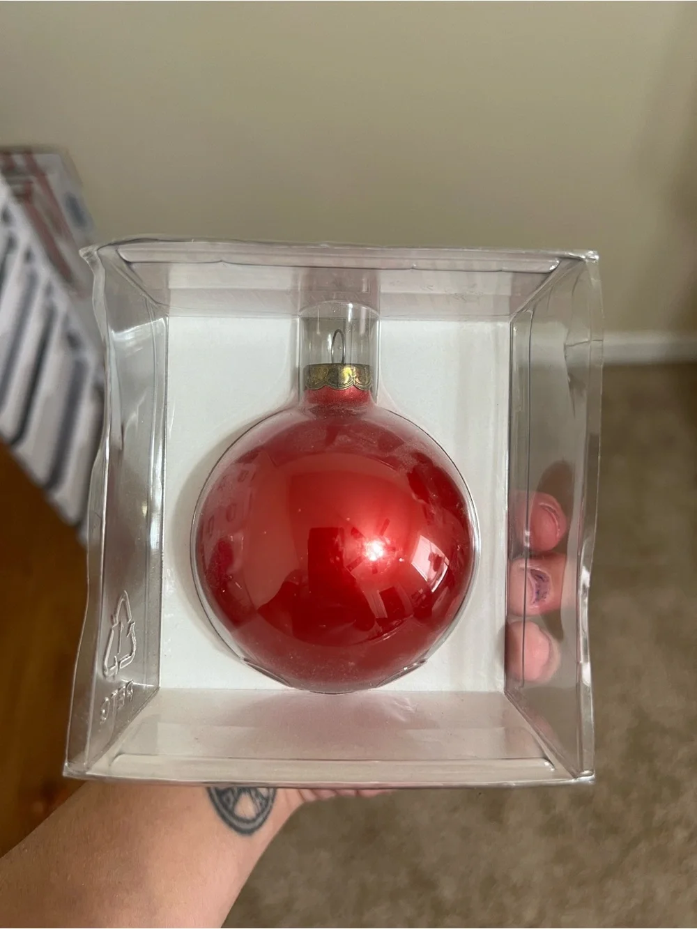 Nascar Red and Yellow #24 Winner's Circle Christmas Ornament